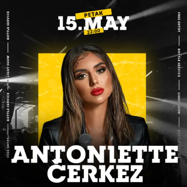 GoldenCube Mostar - 🎤 ANTONIETTE ČERKEZ - KONCERT 🎤